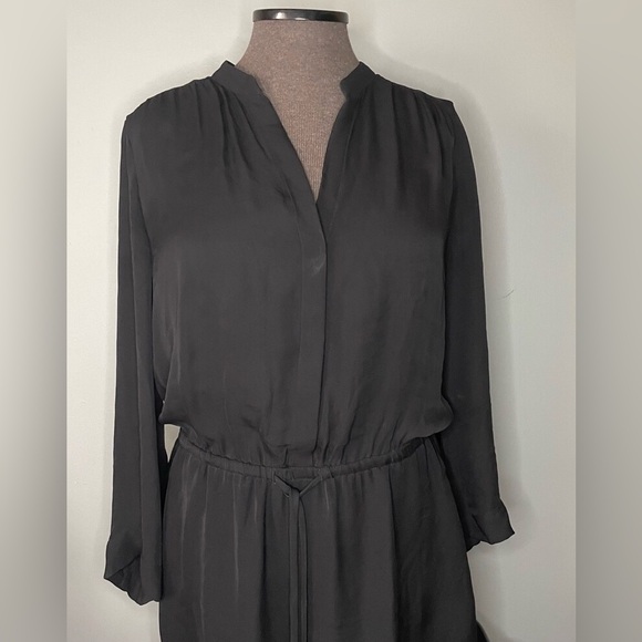Aritzia Babaton Bennett 100% Silk Black Dress EUC - Picture 5 of 10